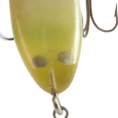 Vintage Mercoy Tackle Mercury Minnow, 2/3oz Yellow / Green fishing lure #3895