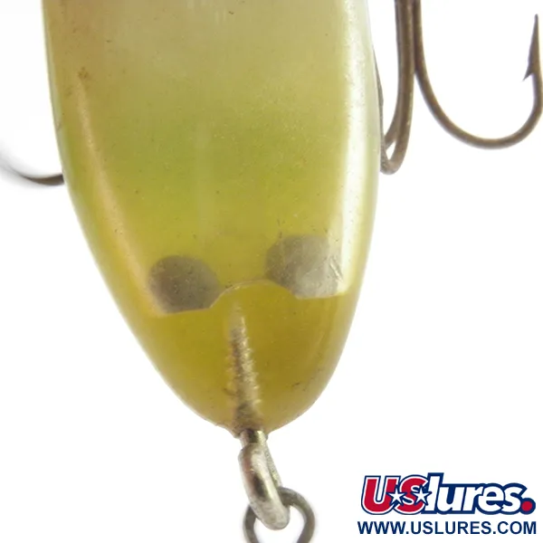 Vintage Mercoy Tackle Mercury Minnow, 2/3oz Yellow / Green fishing lure #3895