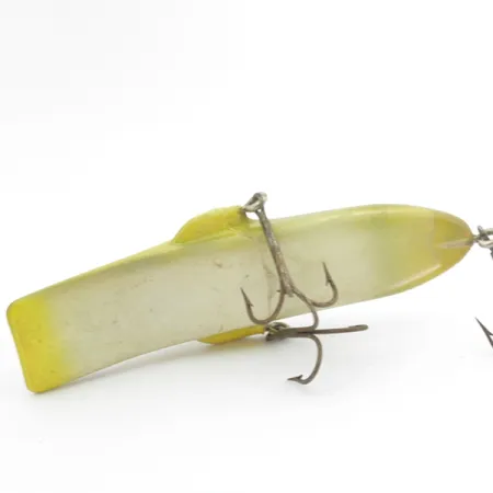 Vintage Mercoy Tackle Mercury Minnow, 2/3oz Yellow / Green fishing lure #3895