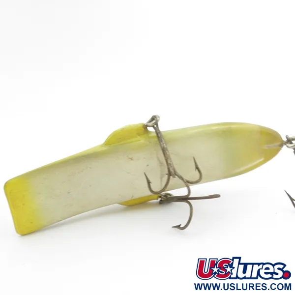Vintage Mercoy Tackle Mercury Minnow, 2/3oz Yellow / Green fishing lure #3895