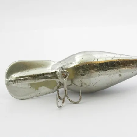 Vintage Storm Wiggle Wart, 2/5oz Light Blue Silver fishing lure #3897