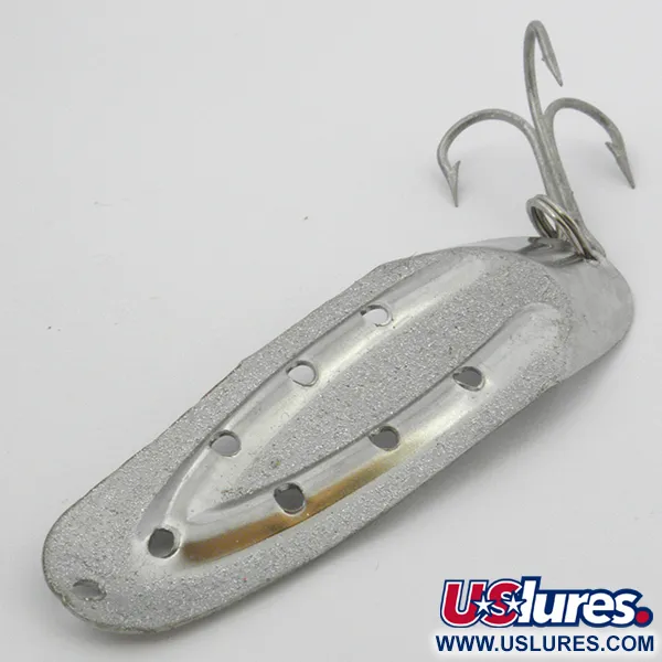 Vintage Lake Products Charger №3, 2/5oz Nickel fishing spoon #3902