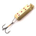 Vintage   Jake's Lures Lil Jake, 1/4oz Gold / Red fishing spoon #3910