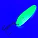  Eppinger Dardevle Cop-E-Cat 7300, 1/3oz Chartreuse / Nickel UV Glow in UV light, Fluorescent fishing spoon #3941