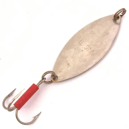 Vintage Mepps Spoon 3, 1/2oz Nickel / Green fishing spoon #3921