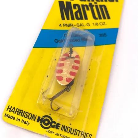Panther Martin 4, 1/8oz Gold / Red spinning lure #3928
