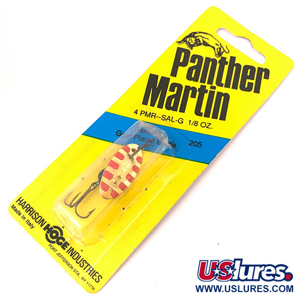   Panther Martin 4, 1/8oz Gold / Red spinning lure #3928