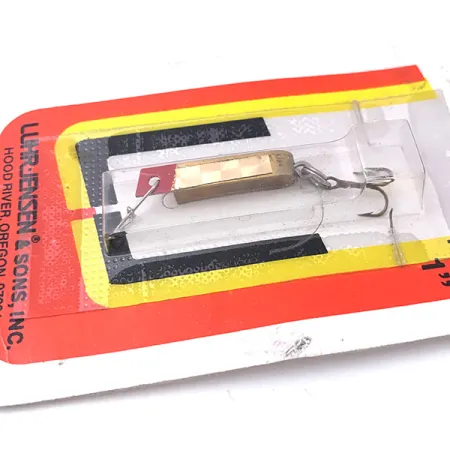 Luhr Jensen Super-Duper 500, 3/64oz Gold / Red fishing spoon #3932