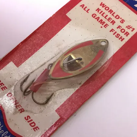 Mepps Kriss 2, 3/16oz Gold / Red spinning lure #3937