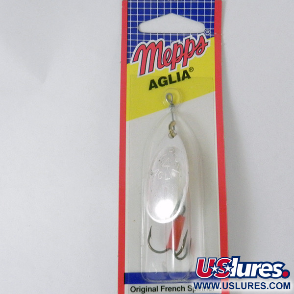   Mepps Aglia 4, 1/3oz Silver spinning lure #3942