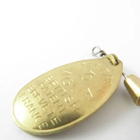 Vintage Vintage Mepps Aglia 3 (1950s), 1/4oz Gold spinning lure #3943