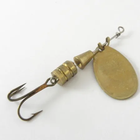 Vintage Vintage Mepps Aglia 2 (1950s), 3/16oz Gold spinning lure #3945