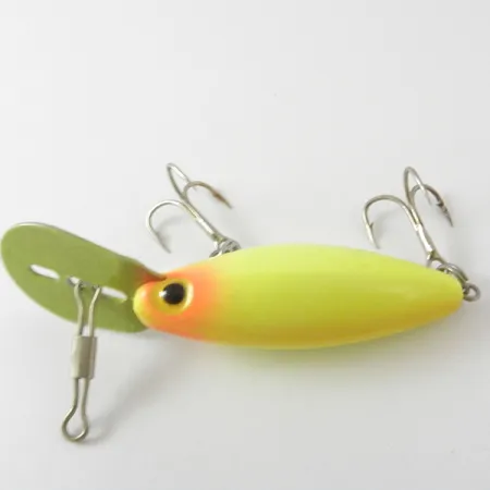 Vintage Storm Hot'N'Tot Thin Fin, 1/4oz Yellow fishing lure #3946