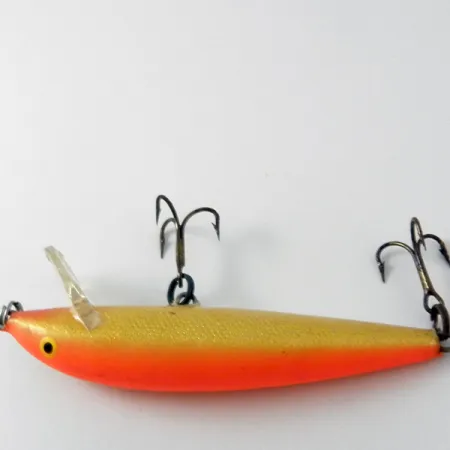 Vintage Rapala Countdown, 2/5oz Orange / Gold fishing lure #3948