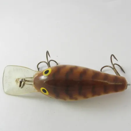 Vintage Rapala Fat Rap, 1/3oz Tiger fishing lure #3949