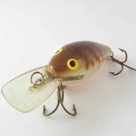 Vintage Rapala Fat Rap, 1/3oz Tiger fishing lure #3949