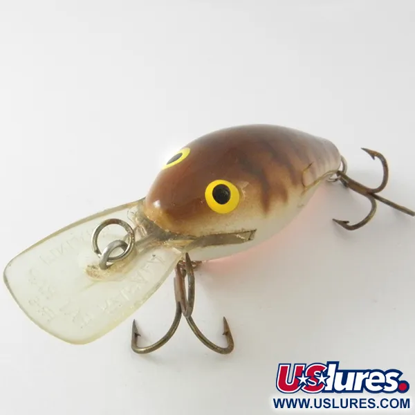 Vintage Rapala Fat Rap, 1/3oz Tiger fishing lure #3949