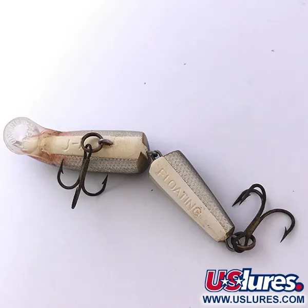 Vintage Rapala Jointed J-7, 1/8oz Golden Natural fishing lure #3960