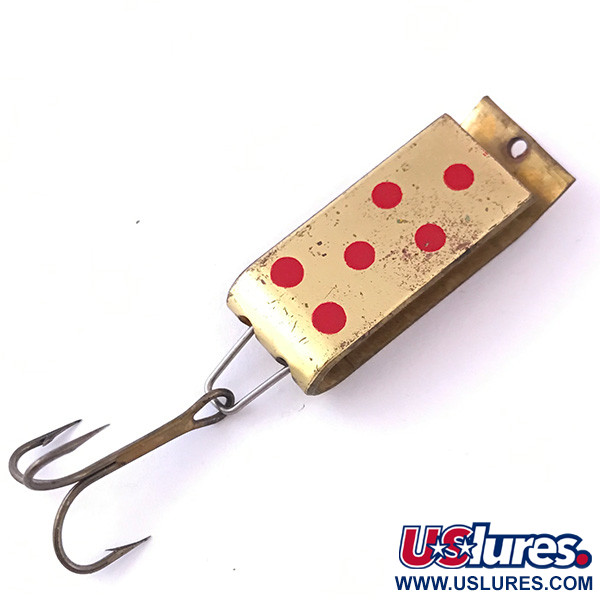 Jake'S Lures Spin Fishing Equipment, 1/6 oz, Gold with Red