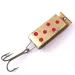 Vintage   Jake's Lures Lil Jake , 1/3oz Gold / Red fishing spoon #3969
