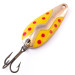 Vintage  Acme Kamlooper, 2/5oz Yellow / Red / Gold fishing spoon #3974