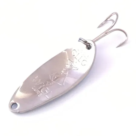 Vintage Seneca Little Cleo (Hula Girl), 1/3oz Blue / Nickel fishing spoon #3976