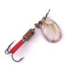 Vintage   Mepps Aglia 3, 1/4oz Red / White / Silver spinning lure #3980