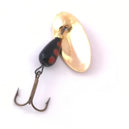 Vintage Panther Martin 4, 1/8oz Gold / Red spinning lure #3985