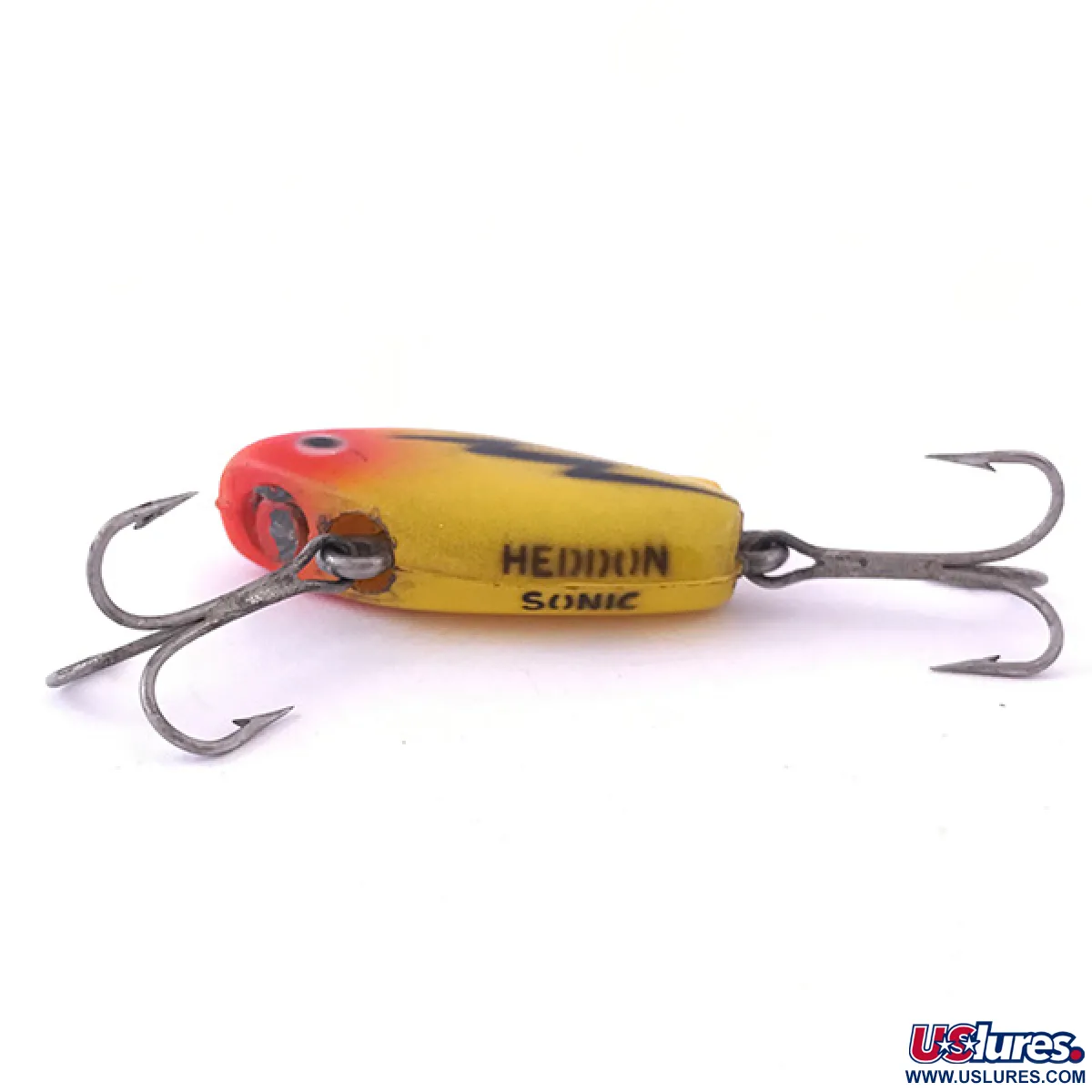 Vintage Heddon Sonic, 1/3oz Yellow fishing lure #3995