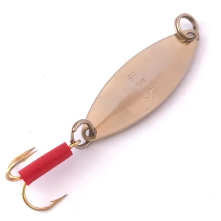 Vintage Mepps Spoon 1, 1/4oz Gold / Red fishing spoon #3997