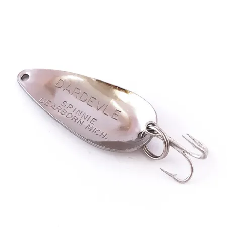 Eppinger Dardevle Spinnie, 1/3oz Hammered Nickel fishing spoon #3999