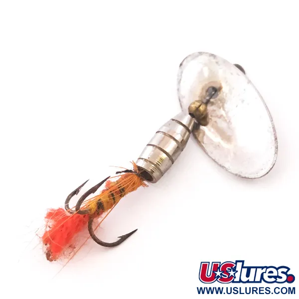 Vintage   Panther Martin Zavorra con Mosca, 1/16oz Nickel spinning lure #4015