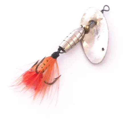Vintage Panther Martin Zavorra con Mosca 4, 3/32oz Silver spinning lure #4025