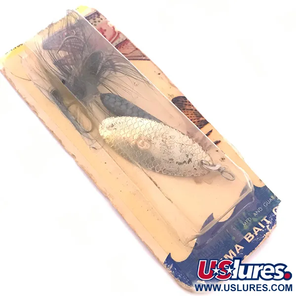  Yakima Bait Worden’s Original Rooster Tail 5, 2/5oz Silver spinning lure #4036