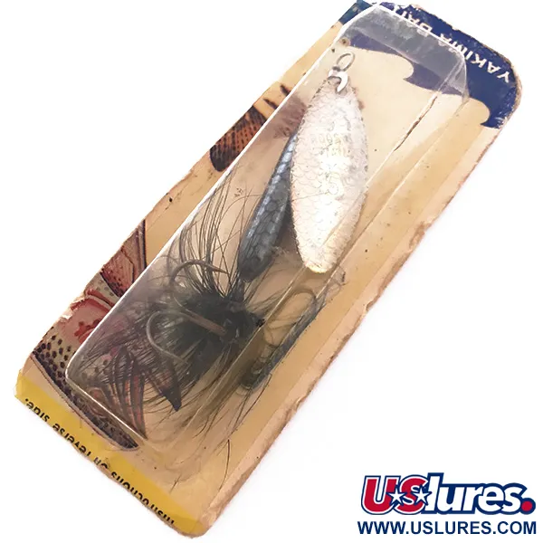  Yakima Bait Worden’s Original Rooster Tail 5, 2/5oz Silver spinning lure #4036