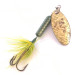 Vintage  Yakima Bait Worden’s Original Rooster Tail, 1/8oz Gold spinning lure #4038