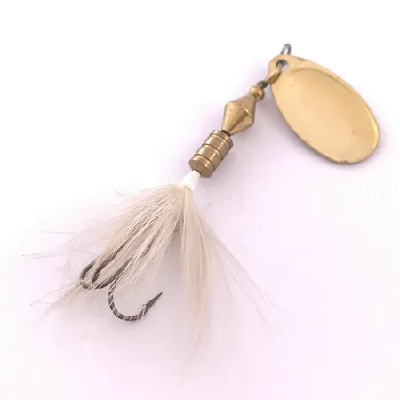 Vintage Yakima Bait Sonic Rooster Tail, 3/16oz Gold spinning lure #4039
