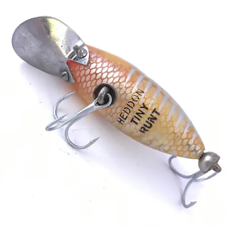 Vintage Heddon River Runt, 3/16oz Yellow fishing lure #4059
