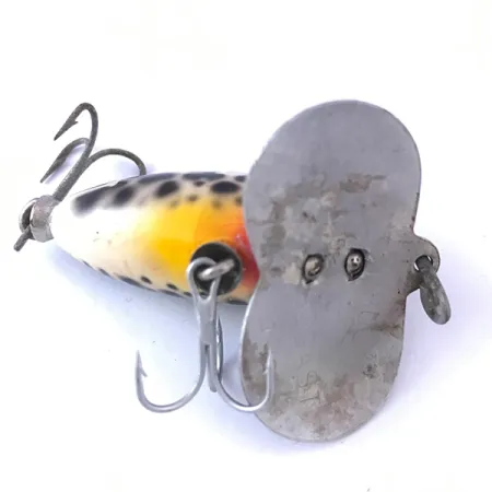 Vintage Fred Arbogast Jitterbug , 1/4oz Tiger fishing lure #4060