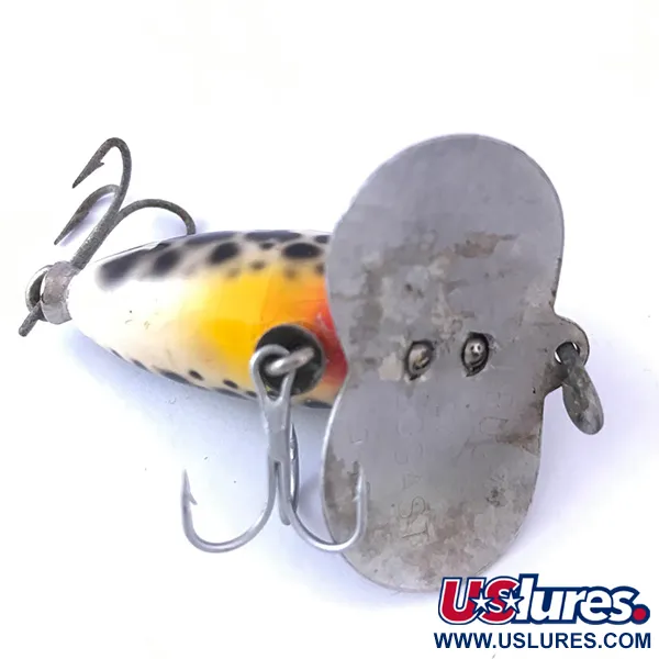 Vintage   Fred Arbogast Jitterbug , 1/4oz Tiger fishing lure #4060
