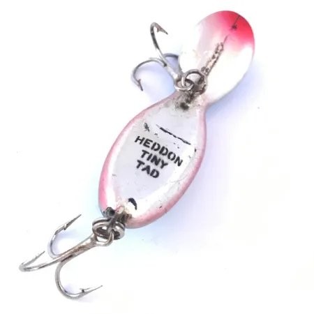 Vintage Heddon Tiny Tadpolly, 3/16oz Light Blue / Silver fishing lure #4061
