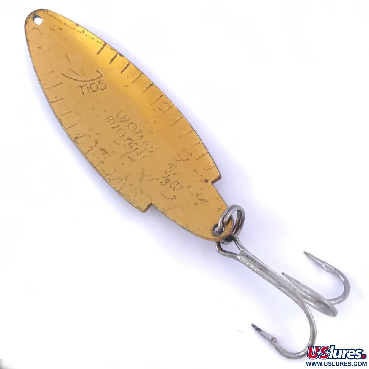 buoyant fishing lures Vintage Thomas Buoyant, 3/4oz Golden Trout fishing spoon #4066