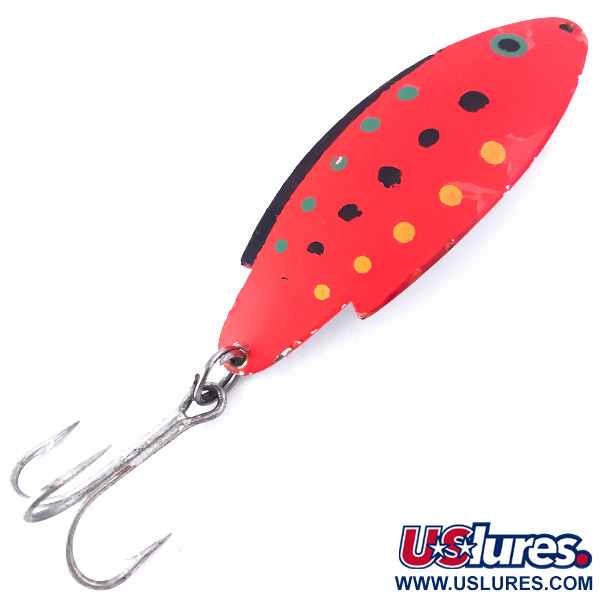 Vintage   Thomas Buoyant UV, 3/4oz Red fishing spoon #4067