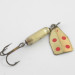 Vintage  Jake's Lures Jake's Stream-a-Lure, 3/16oz Brass / Red spinning lure #4082