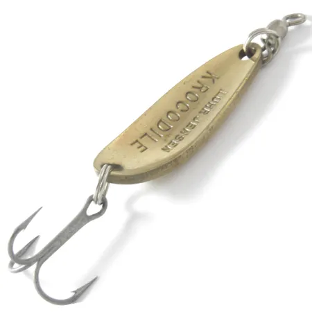 Vintage Luhr Jensen Krocodile, 1/3oz Golden Trout fishing spoon #4090