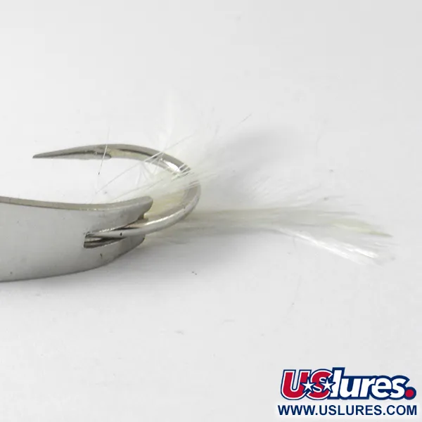 Vintage Tony Accetta Pet Spoon 13, 3/16oz Nickel fishing spoon #4100