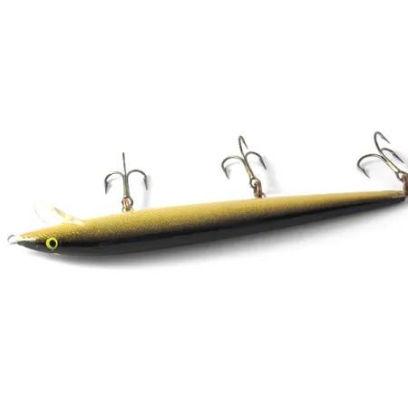 Vintage Rapala Original Floater, 1/4oz Gold fishing lure #4101