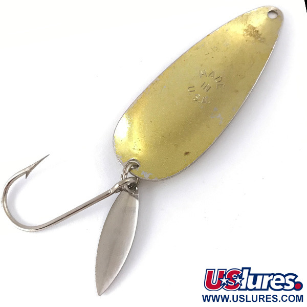 Vintage  Worth Chippewa, 3/5oz Gold fishing spoon #4115