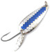 Vintage  Worth Chippewa, 3/5oz Blue / Silver fishing spoon #4116