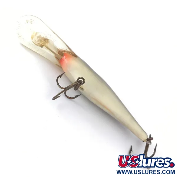 Vintage Rapala Shad Rap Deep Runner 70, 1/4oz Silver fishing lure #4124